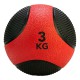Médecine Ball Caoutchouc Antidérapant PRO 3 kg Tunturi 14TUSCL403
