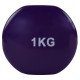 Paire d'haltères vinyle 1.0kg Violet Tunturi 14TUSFU109
